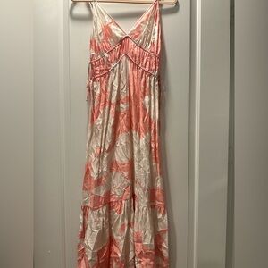 H&M Pink and White Floral Dress